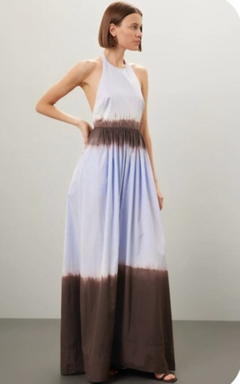 A.L.C. Blair Gown Ombre Backless Maxi